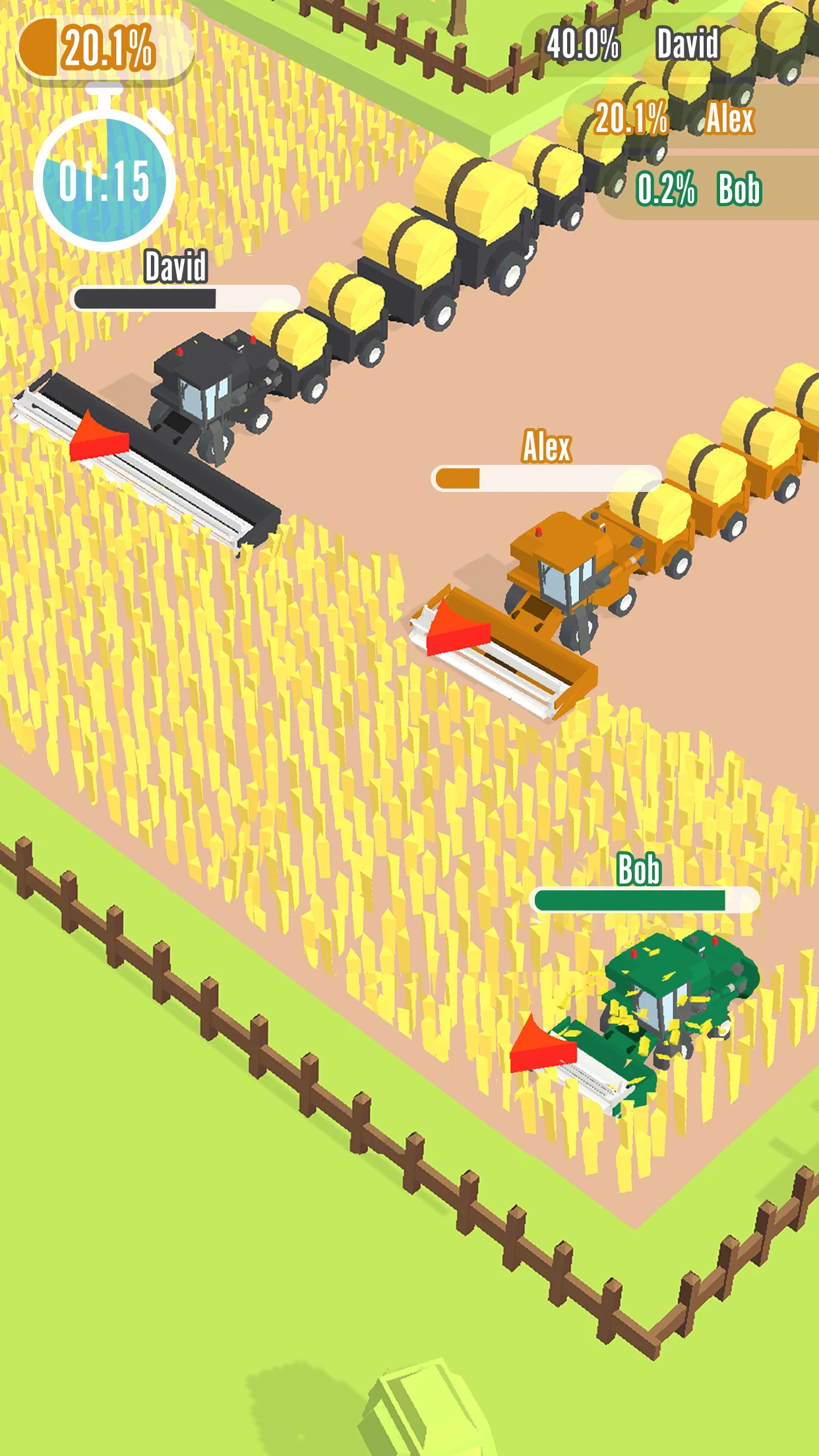 Harvest.io – 3D Farming Arcade screenshot